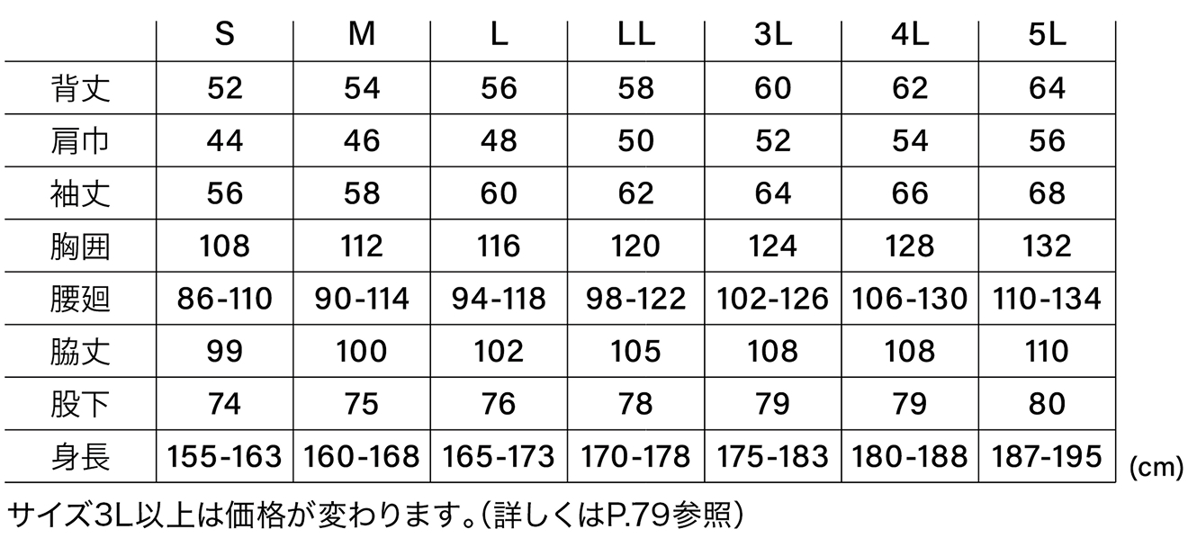 6690　MESH TSUNAGI サイズ